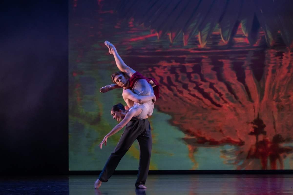 Edison Manuel partnering Sophie Kerr. Photography by David Kelly. 